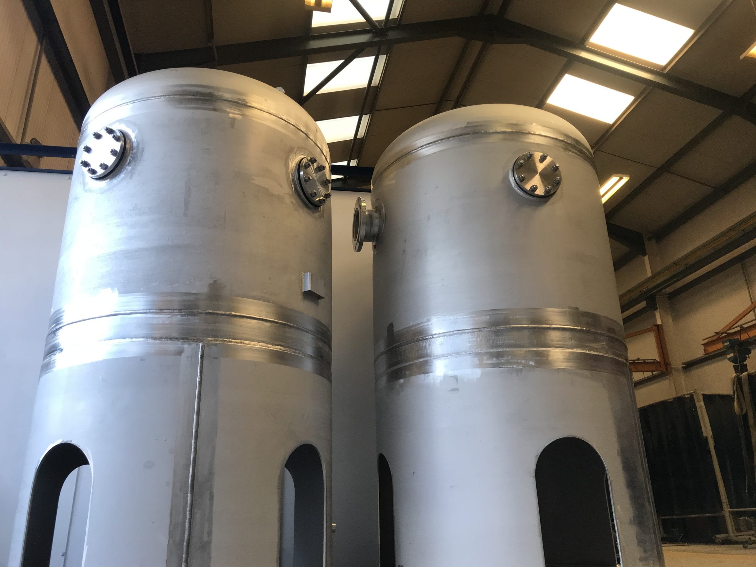 2 off Coolant Break Tanks for a - 2000 Litre volume made from Stainless Steel 304